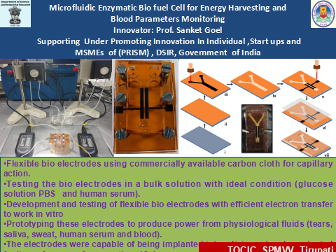 Microfluidic Enzymatic Bio Fuel Cell for Energy Harvesting