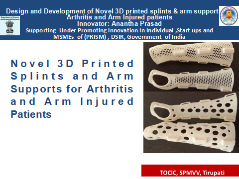 Design & Development of Novel 3D Splints
