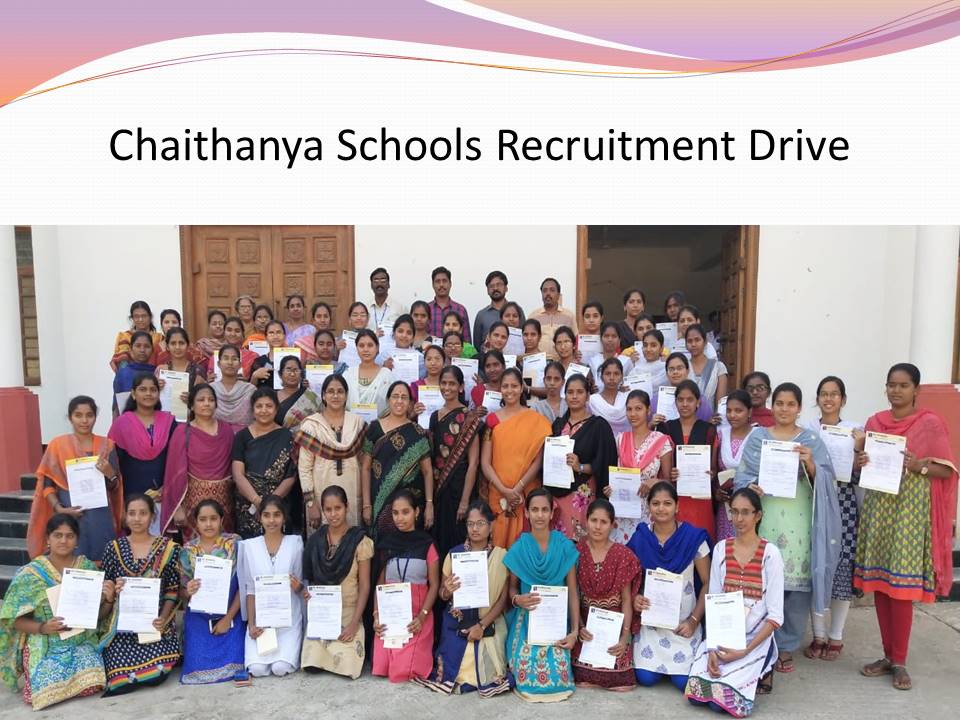 Chaitanya Schools Recruitment Drive